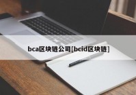 bca区块链公司[bcid区块链]